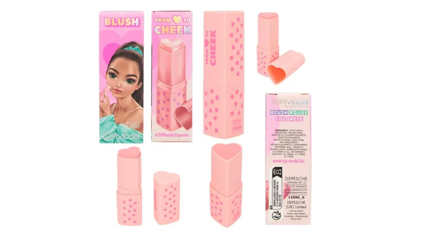 TOPModel Blush Stick Herz BEAUTY and ME sortiert