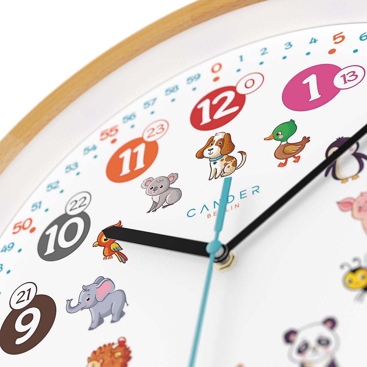 Lautlose Wanduhr