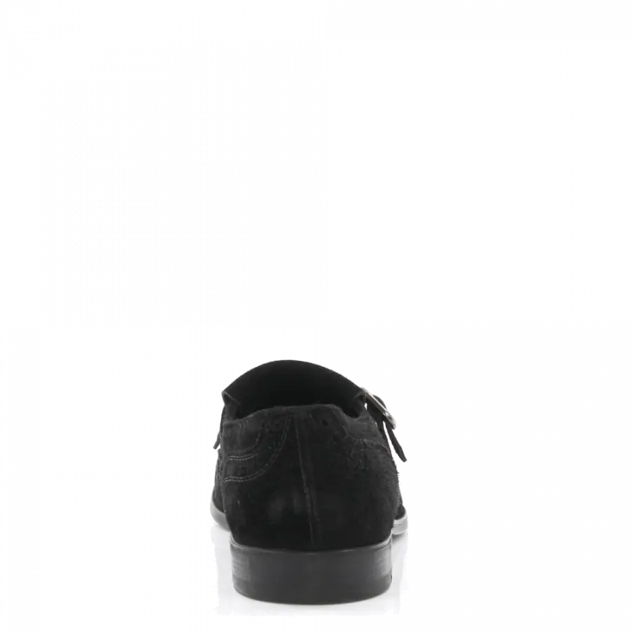 Henderson - Businessschuhe 50401 Veloursleder - schwarz