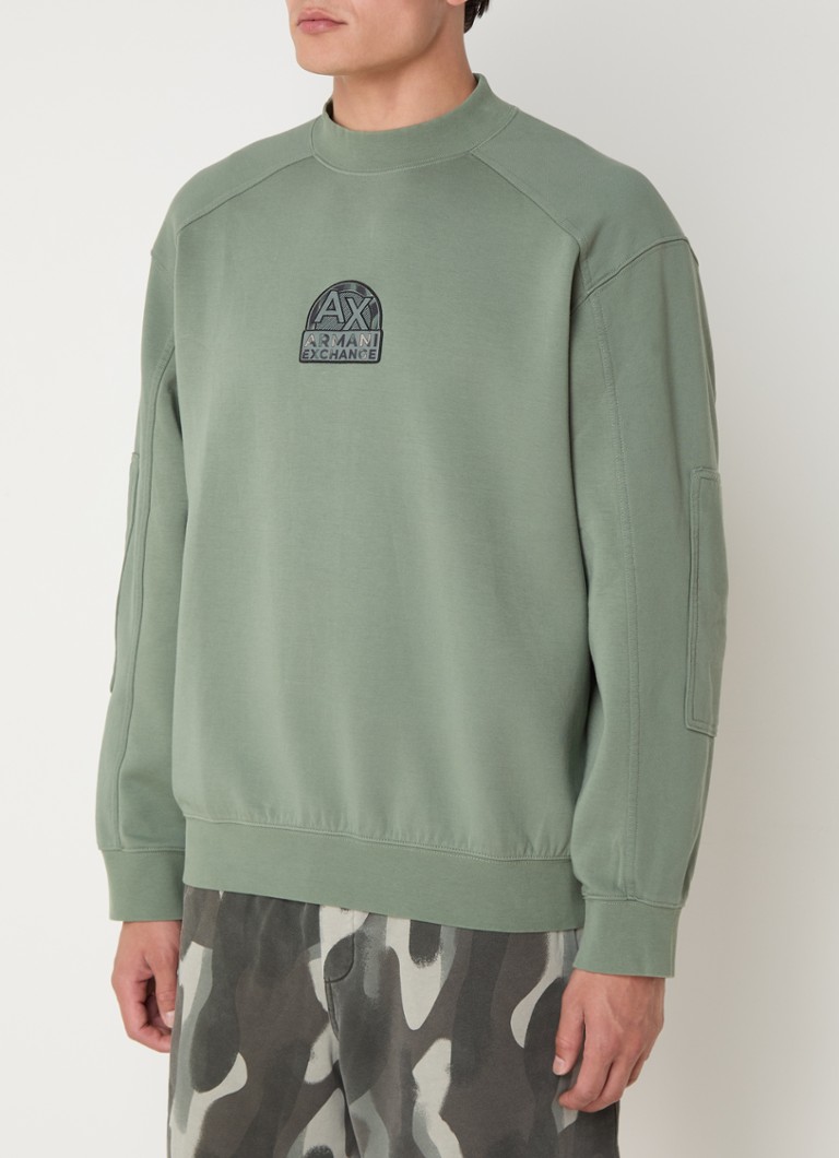 Armani Exchange Sweater with logo embroidery