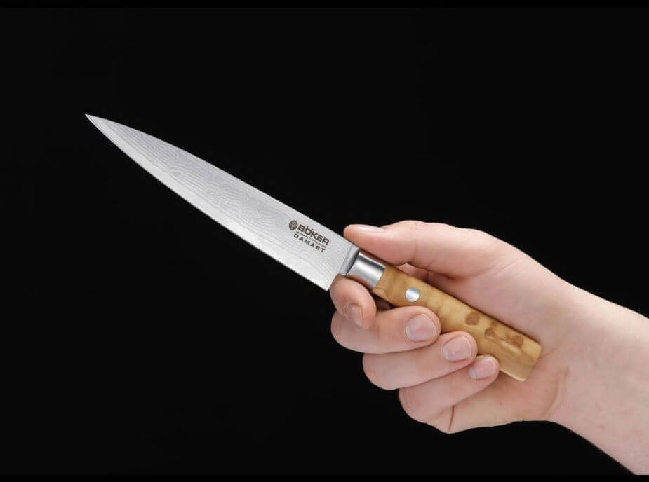 Damast Olive Allzweckmesser