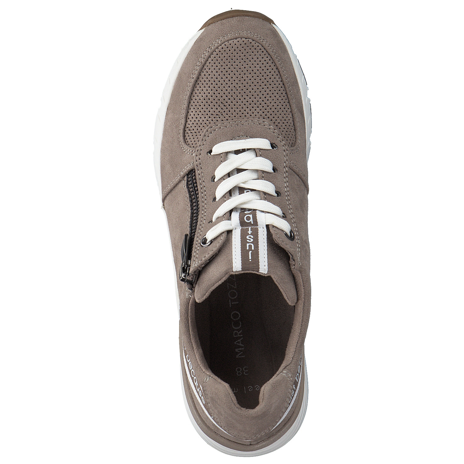 Marco Tozzi 23739, Sneakers Low, Damen, Taupe Comb