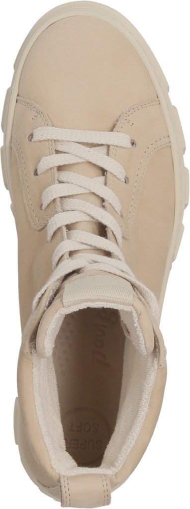 PAUL GREEN Komfort Schnürer beige 0071-9993-041/Schnürstiefelett
