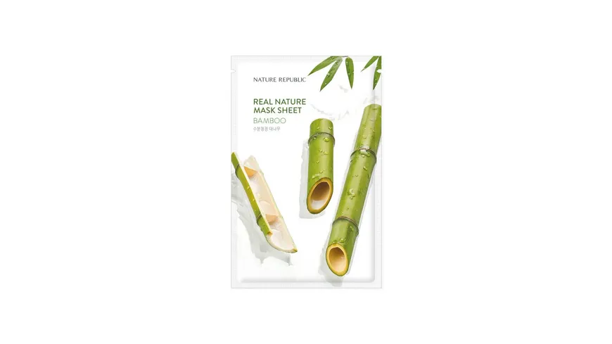 Nature Republic Real Nature Bamboo Mask Sheet 23 ml