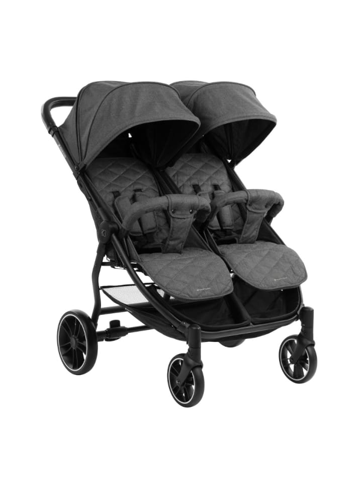 Kikkaboo Zwillingskinderwagen Happy 2 in grau günstig kaufen onesize