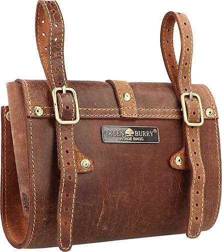 Greenburry Vintage Fahrradtasche XL Leder 20 cm