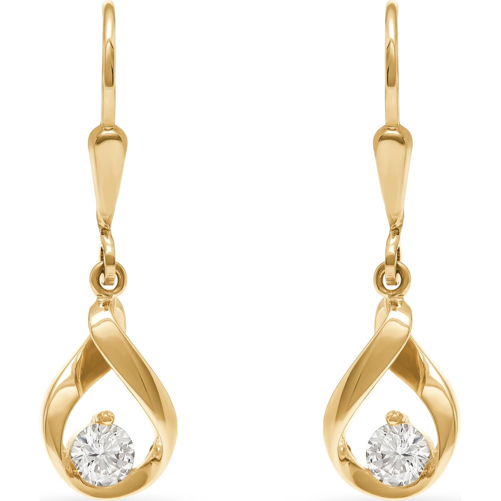 FAVS Boucles d'oreilles 375 Or jaune Boucles d'oreilles