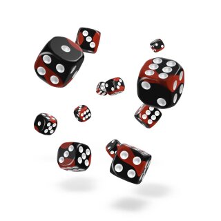 Oakie Doakie Dice W6 Würfel 12 mm Glow in the Dark Lava (36)