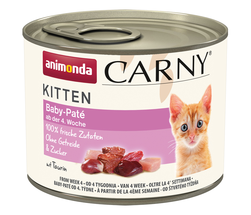 Animonda Nassfutter Animonda Carny Kitten Baby-Paté 24x200 g