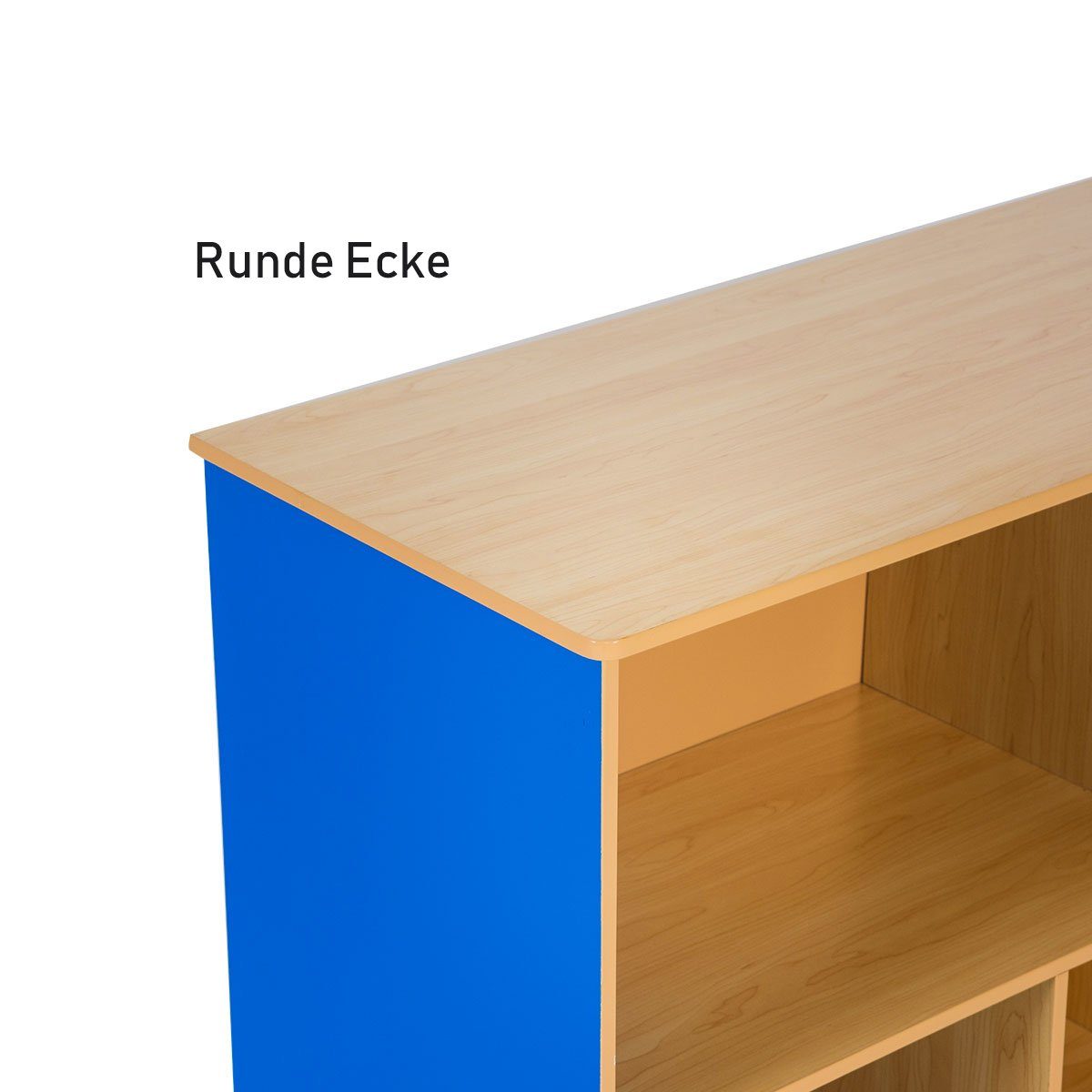COSTWAY Bücherregal, Kinder, mit 5 Fächern, freistehend, Holz, 120x40x76cm