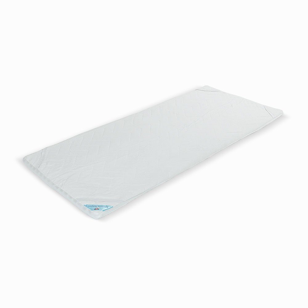 Topper Topper Hannes Top Cool, RIBECO, 4 cm hoch, Viscoschaum, (Wendetopper mit kühlendem Effekt, 4 cm hoch), Matratzenauflage Matratzenschoner Allergikergeeignet