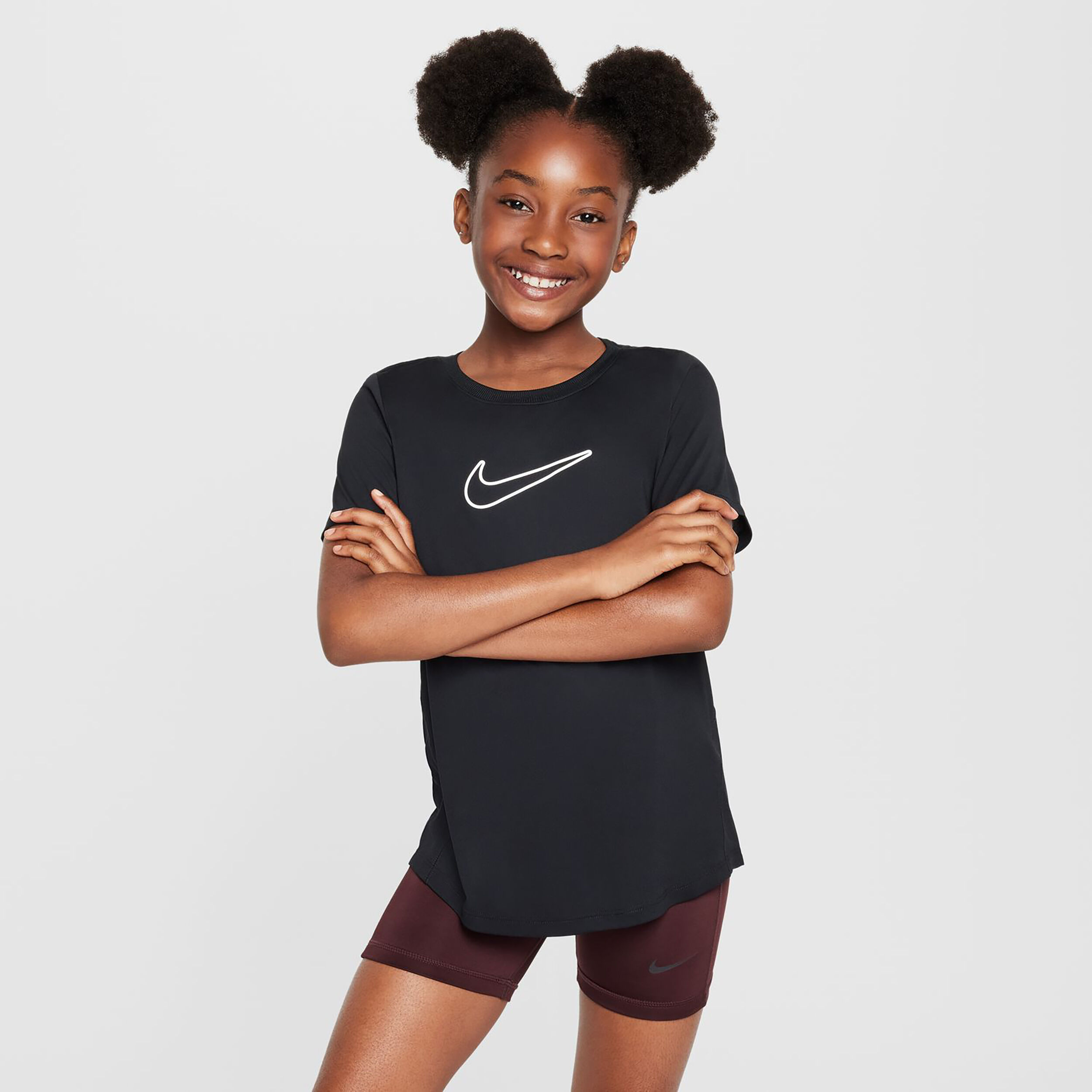 Dri-Fit One STD T-Shirt Mädchen - Schwarz