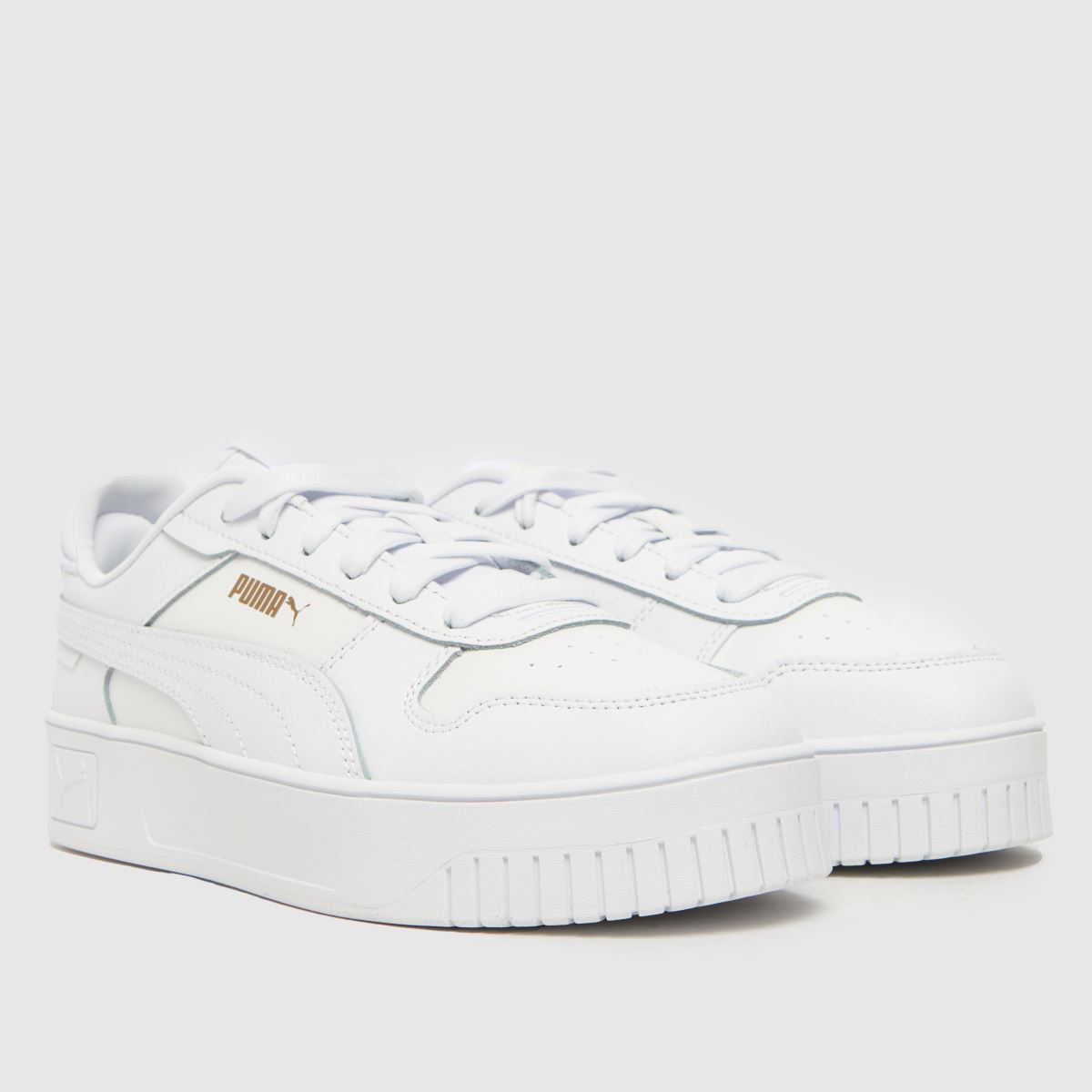 PUMA vita Carina Street flickor ungdomsskor