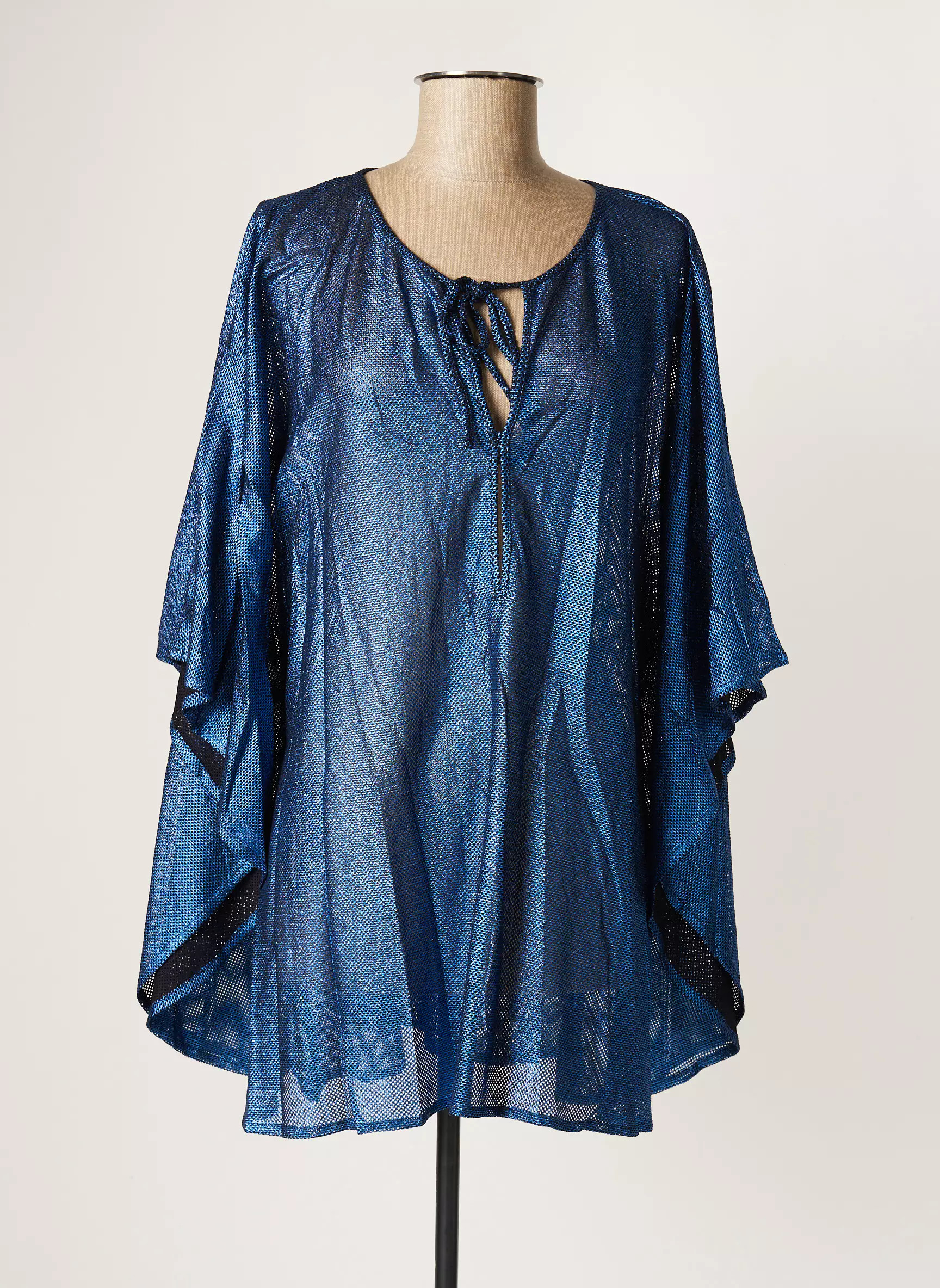 Vanity Fair Ponchos Femme couleur bleu