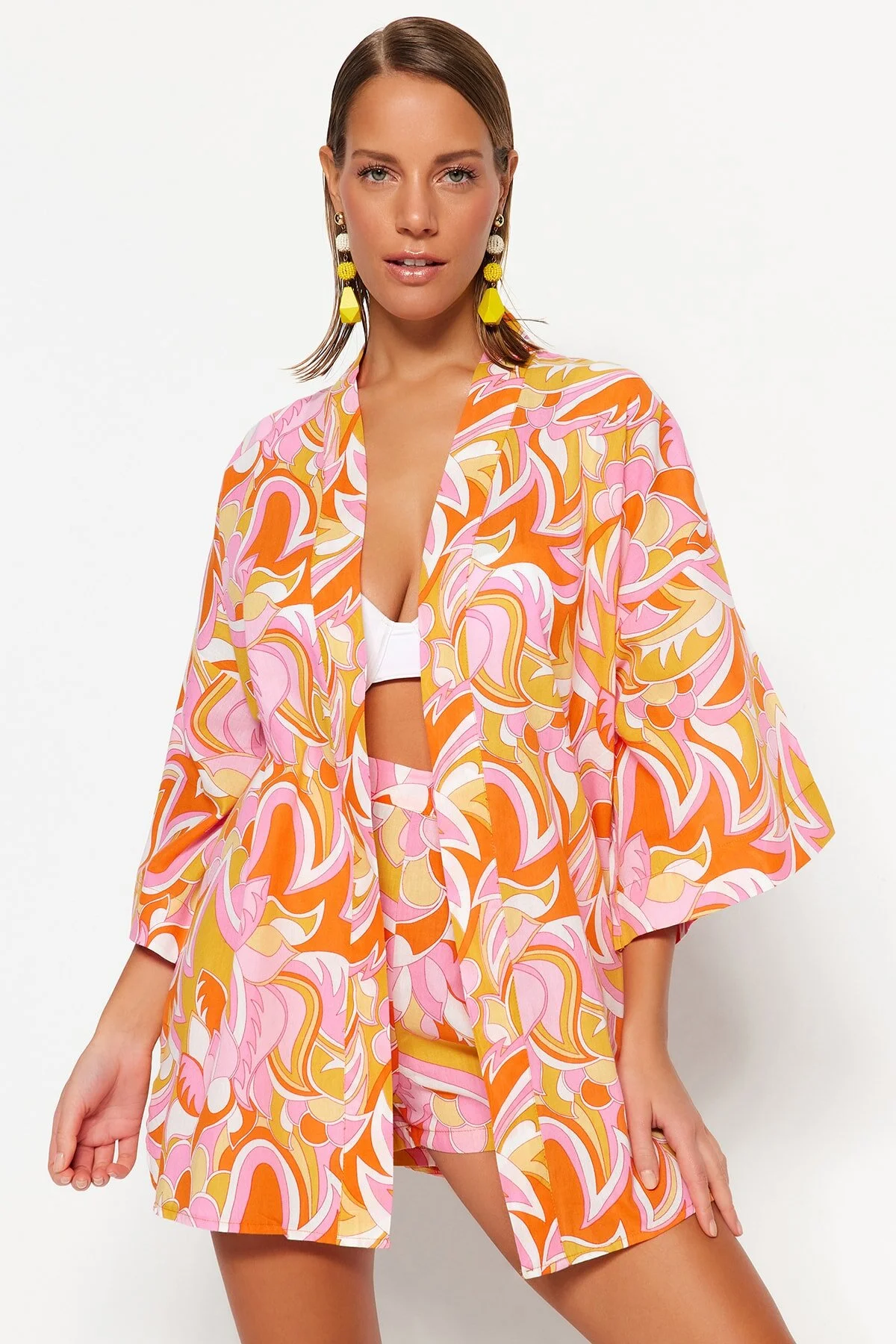 Trendyol Collection  Kimono & Kaftan - Mehrfarbig - Regular Fit