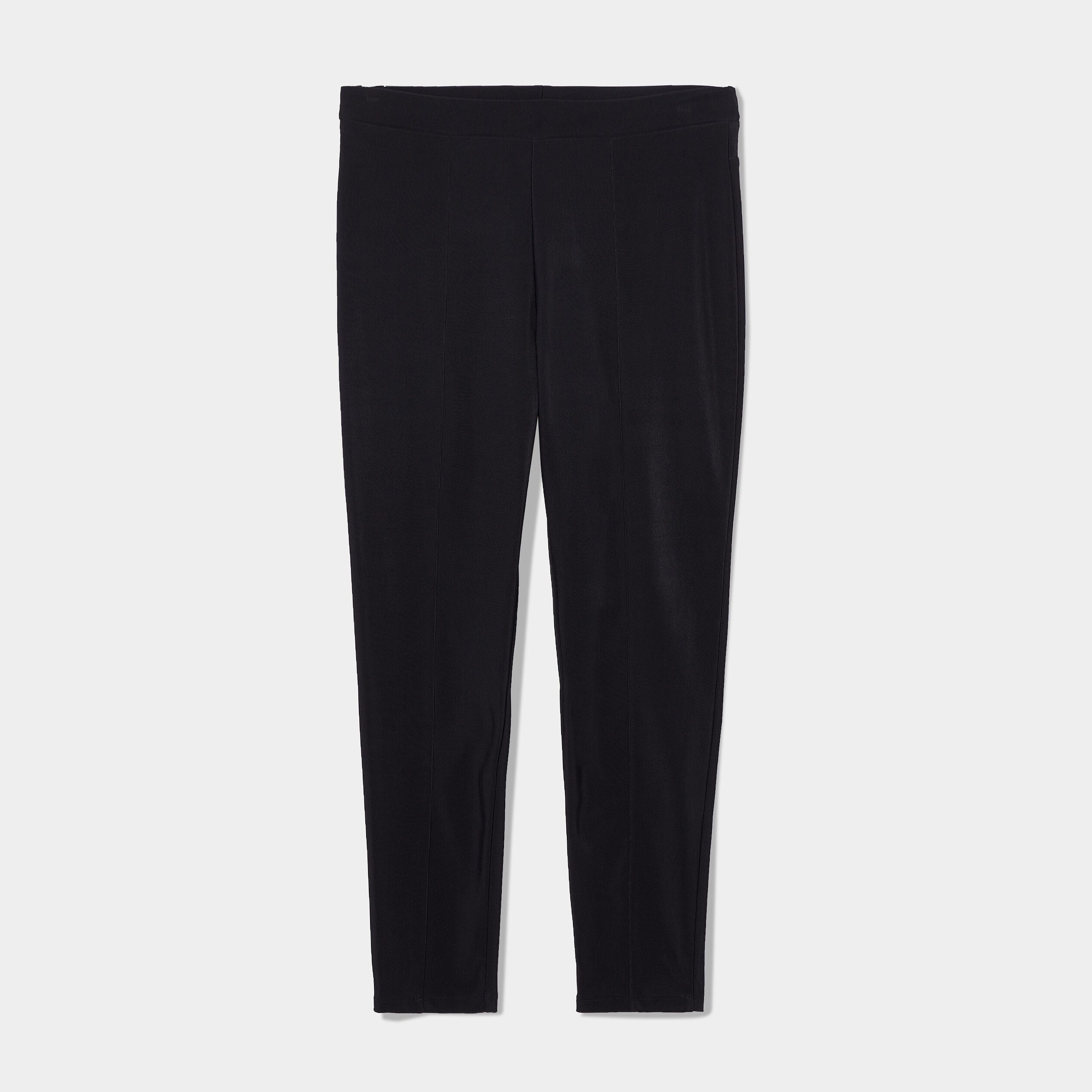 Pantalon jegging taille haute noir femme grande taille | La Halle