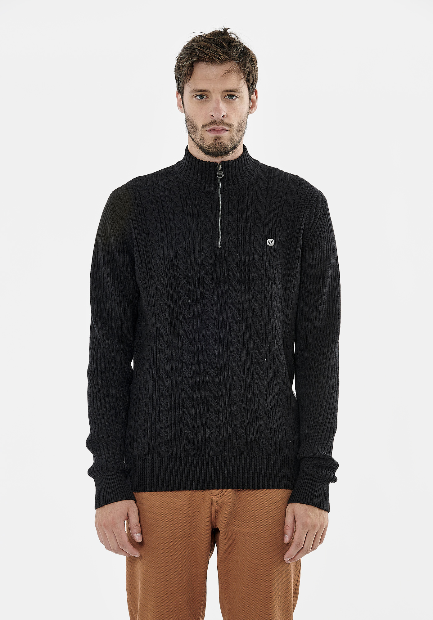VOREX  Pull noir homme