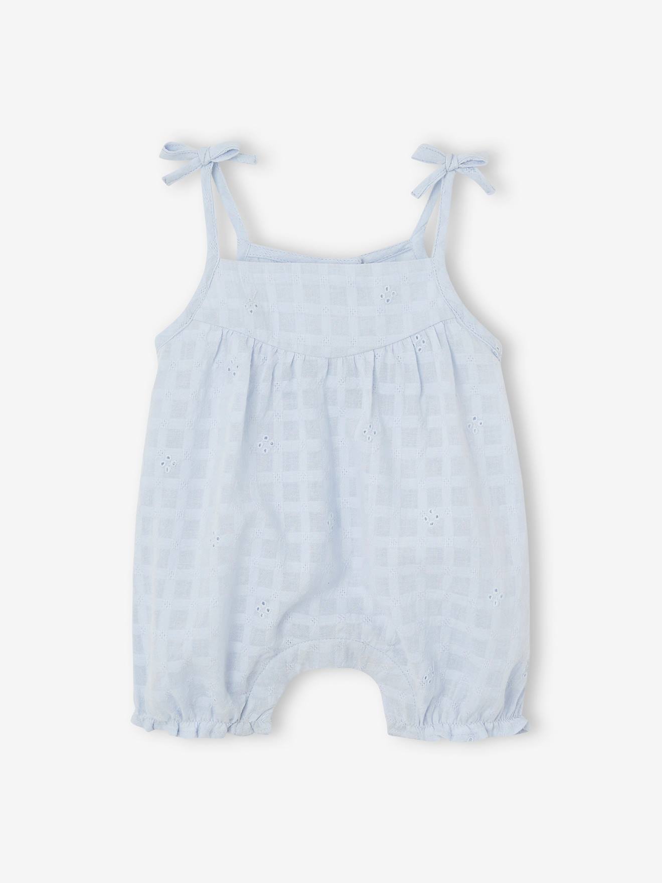 Vertbaudet Baby Sommer-Overall - himmelblau