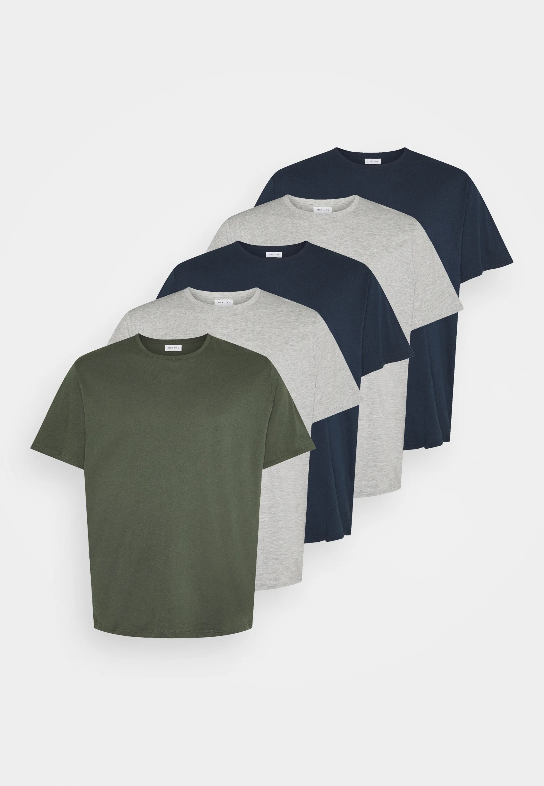 Pier One 5 PACK - Camiseta básica