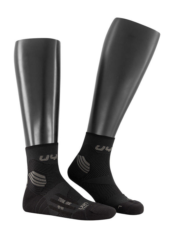 UYN, Laufsocken, Mikrofaser Zerocuff, schwarz