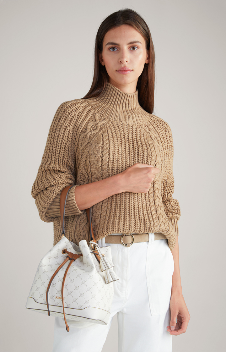 Bucket-Bag Cortina Franziska in Offwhite