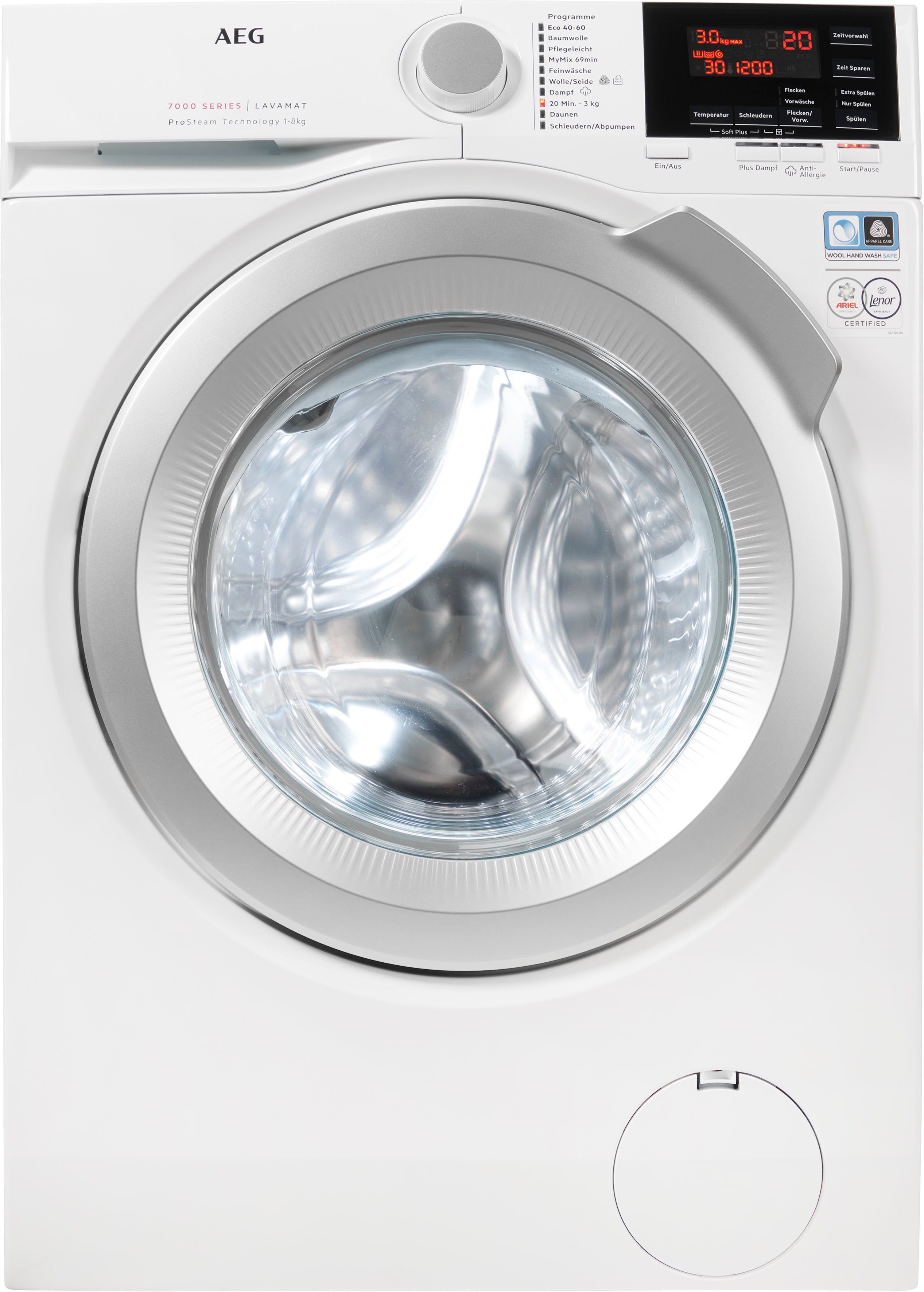 AEG Waschmaschine L7FBG61480 914921728, 8 kg, 1400 U/min