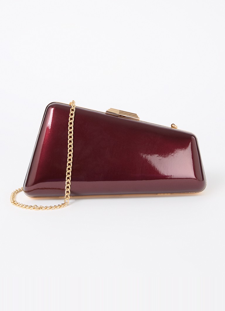 Dune London Balancing leather clutch