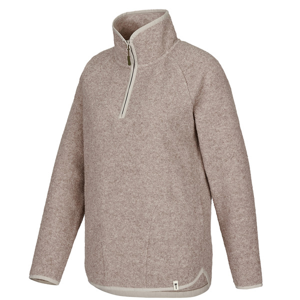 REILA KNITTED FLEECE HALFZIP Damen - Wollpullover