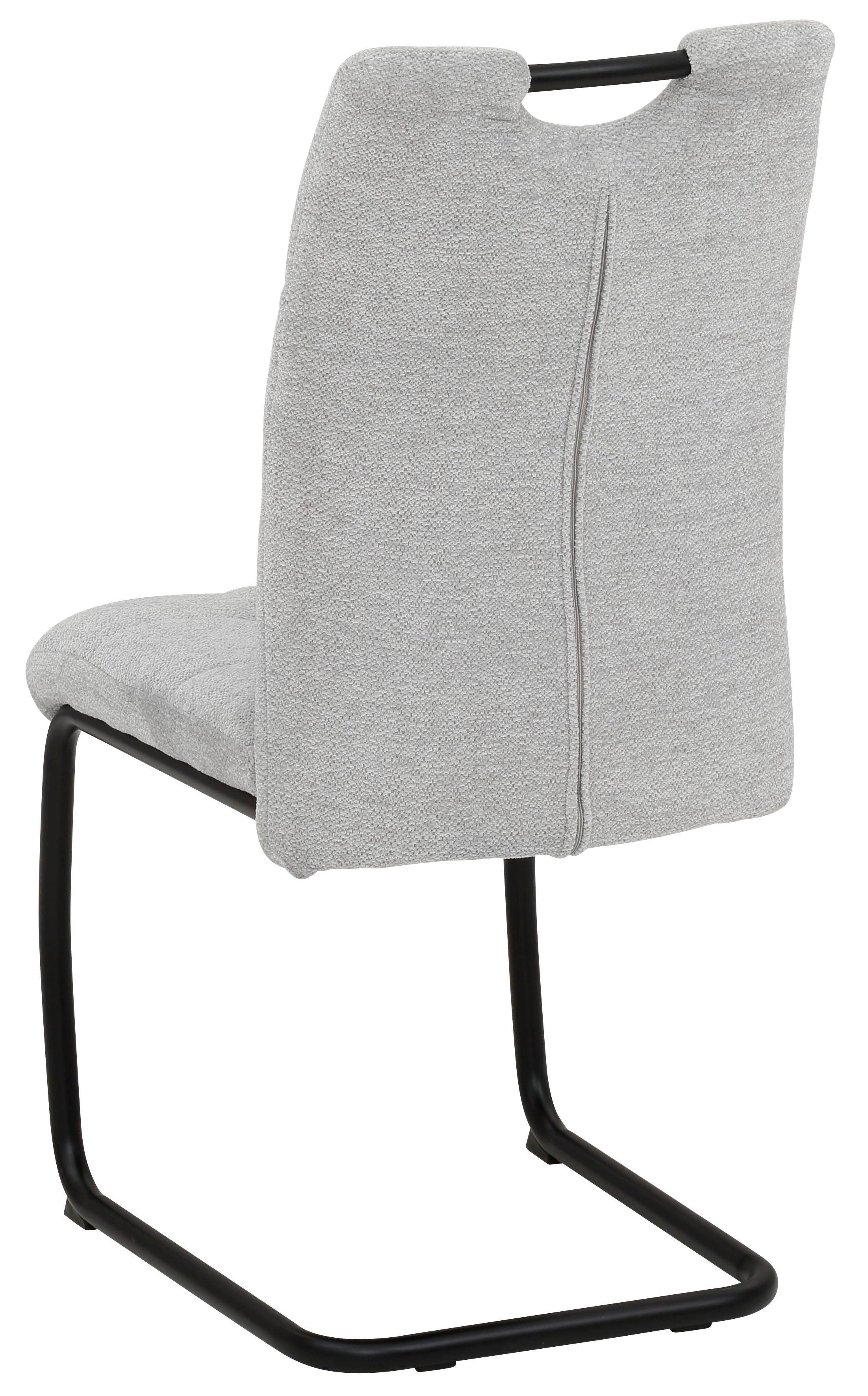 HELA Freischwinger (Set, 2 St), Küchenstuhl, für den Esstisch, in Teddyoptik