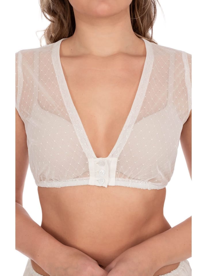 MarJo Dirndlbluse HALINA-DORINA in offwhite günstig kaufen 44