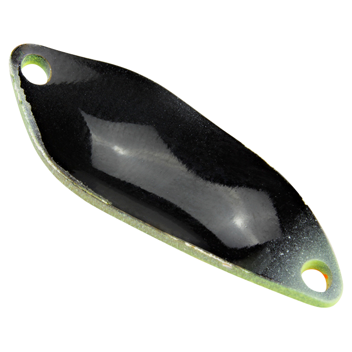 FTM Trout Spoon Strike (2,1 g, Schwarz/Gelb UV)