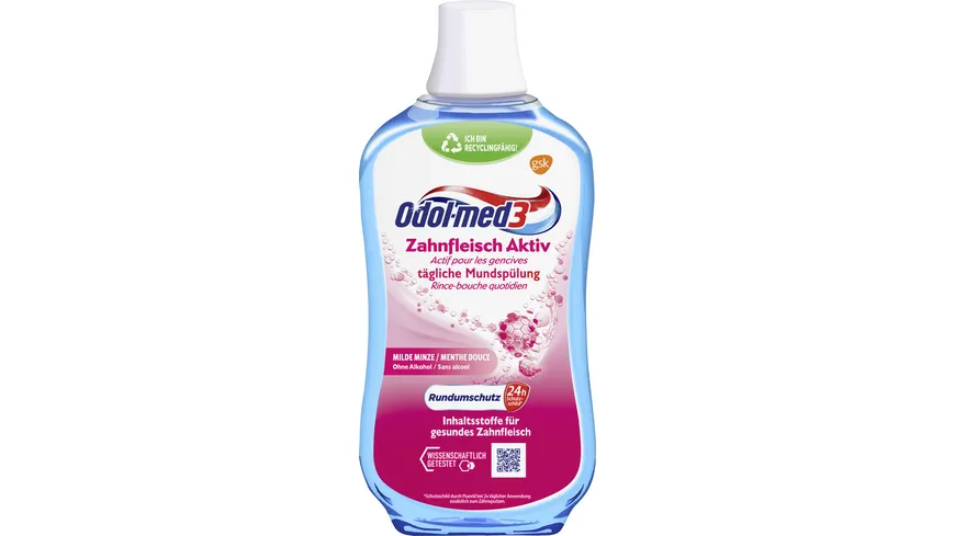 Odol-med3 Zahnfleisch Aktiv Mundspülung 500ml 500 ml