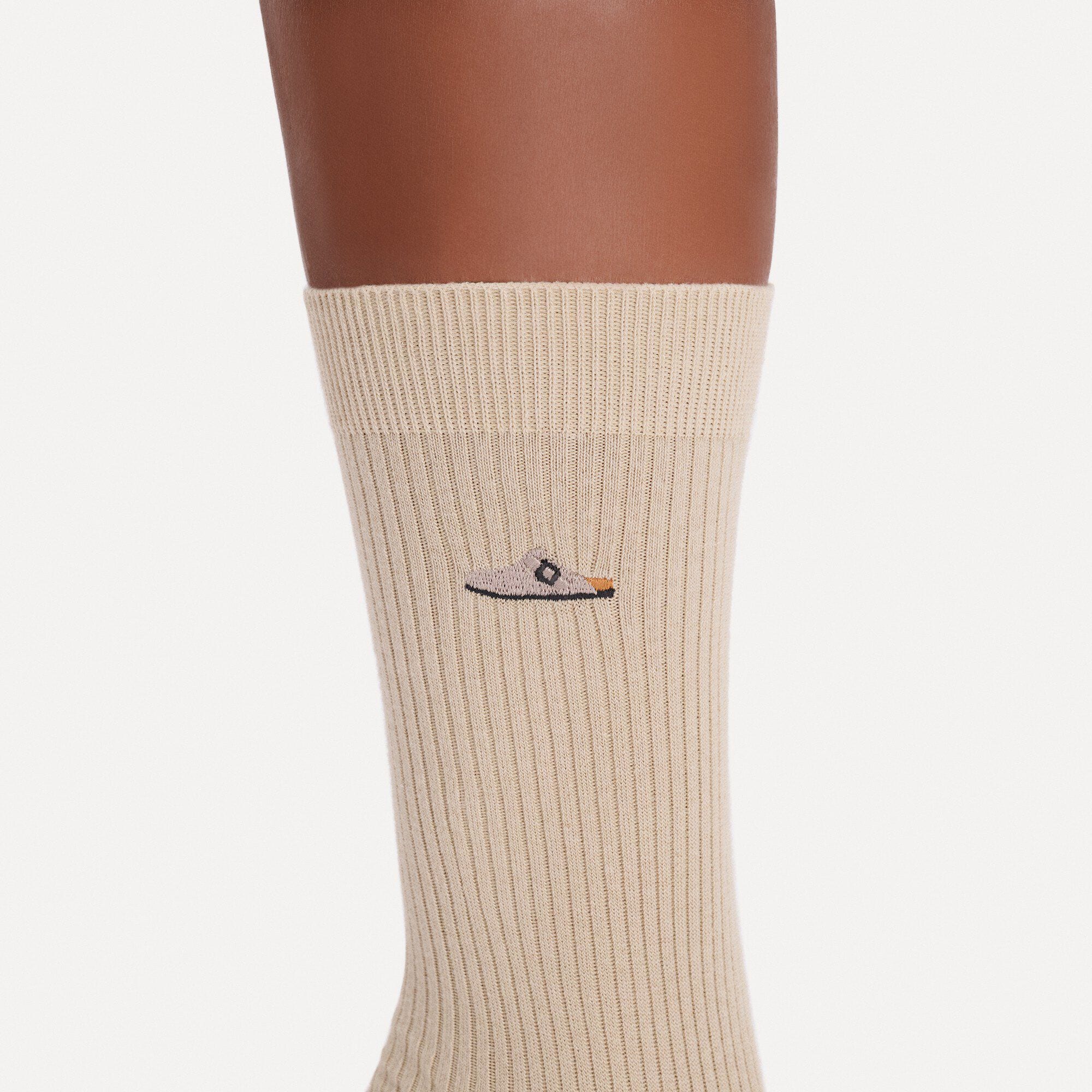 Cotton Ribbed Socks