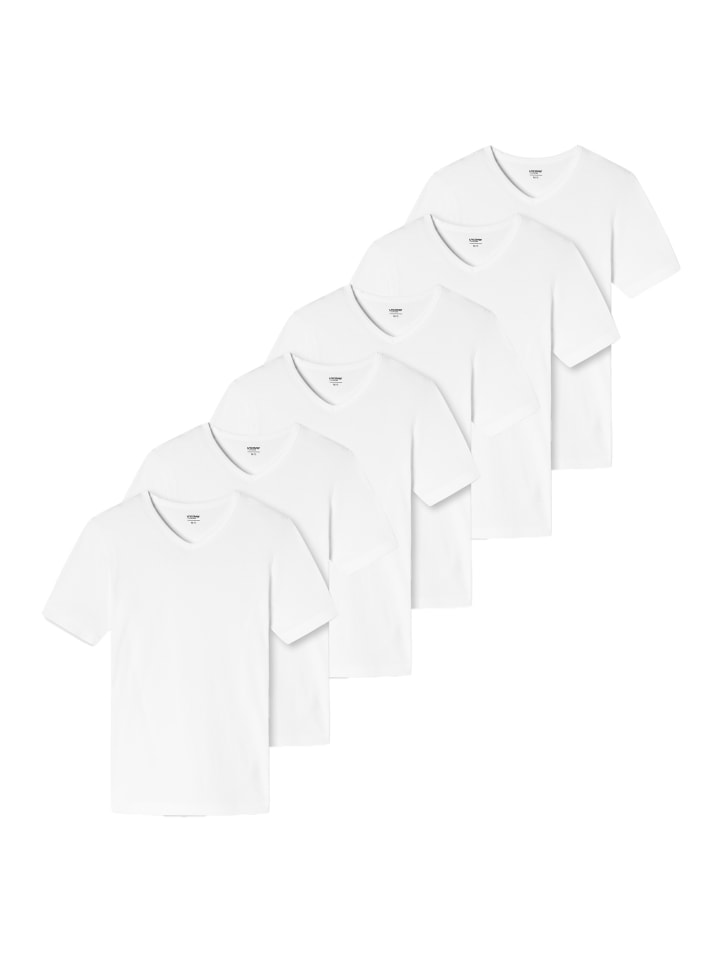 UNCOVER BY SCHIESSER Unterhemd / Shirt Kurzarm Basic in Weiß günstig kaufen