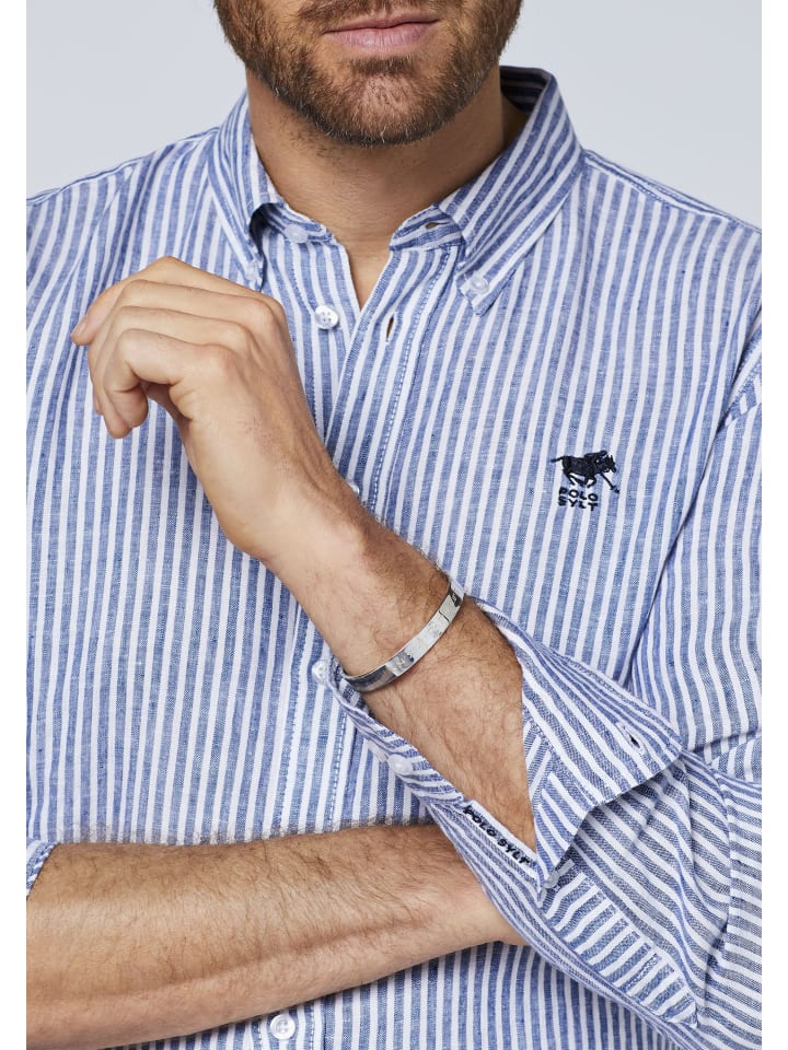 Polo Sylt Hemd in Blau günstig kaufen