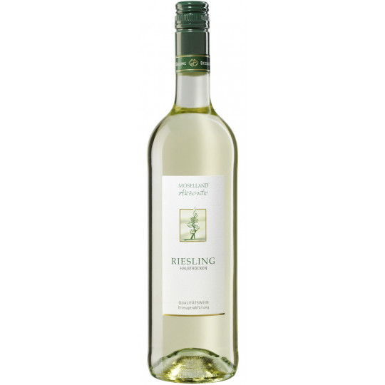 Moselland Akzente Riesling halbtrocken 0,75L