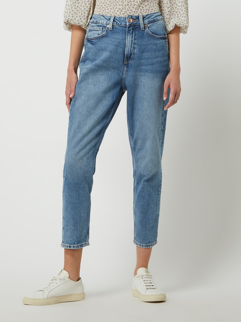 Mom Fit Jeans mit Stretch-Anteil in jeans