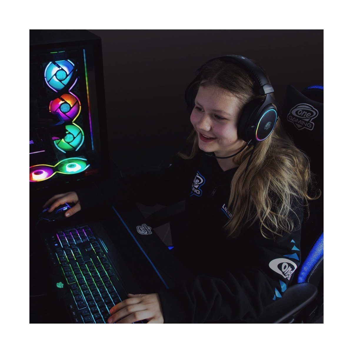 ONE GAMING Gaming Chair Gaming Stuhl ONE GAMING Chair Pro Kids RGB