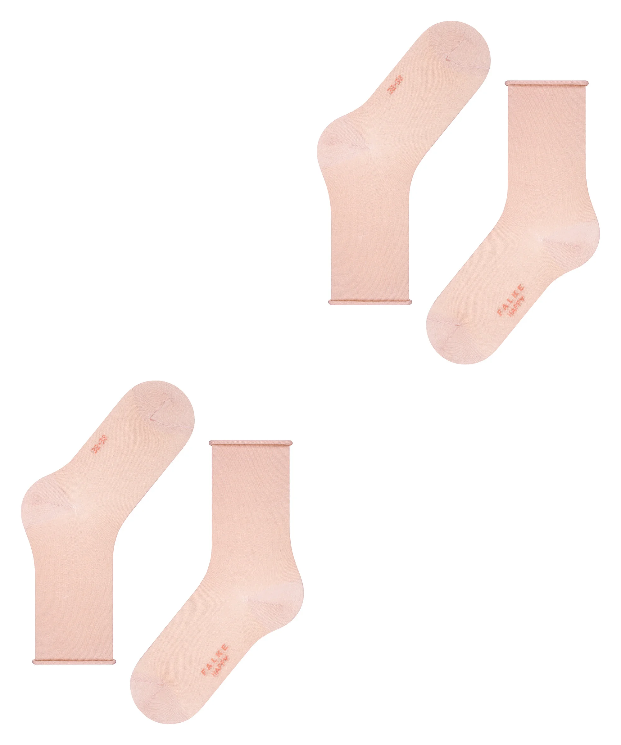 FALKE Happy 2-Pack calcetines casuales para uso diario