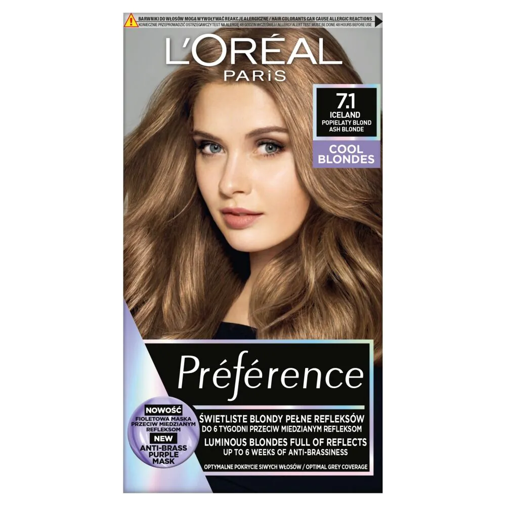 L'OréalPreference Hårfarve L7.1 Islande