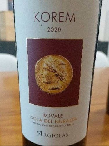 ArgiolasKorem Bovale Isola dei Nuraghi 2020
