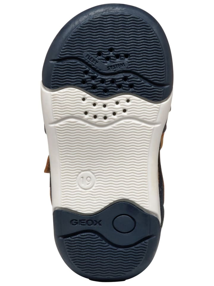 Geox Sandalen in Blau/Braun günstig kaufen