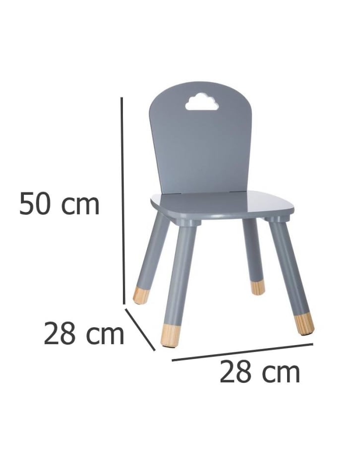 Atmosphera Créateur d'intérieur Kinderstuhl in grau günstig kaufen onesize
