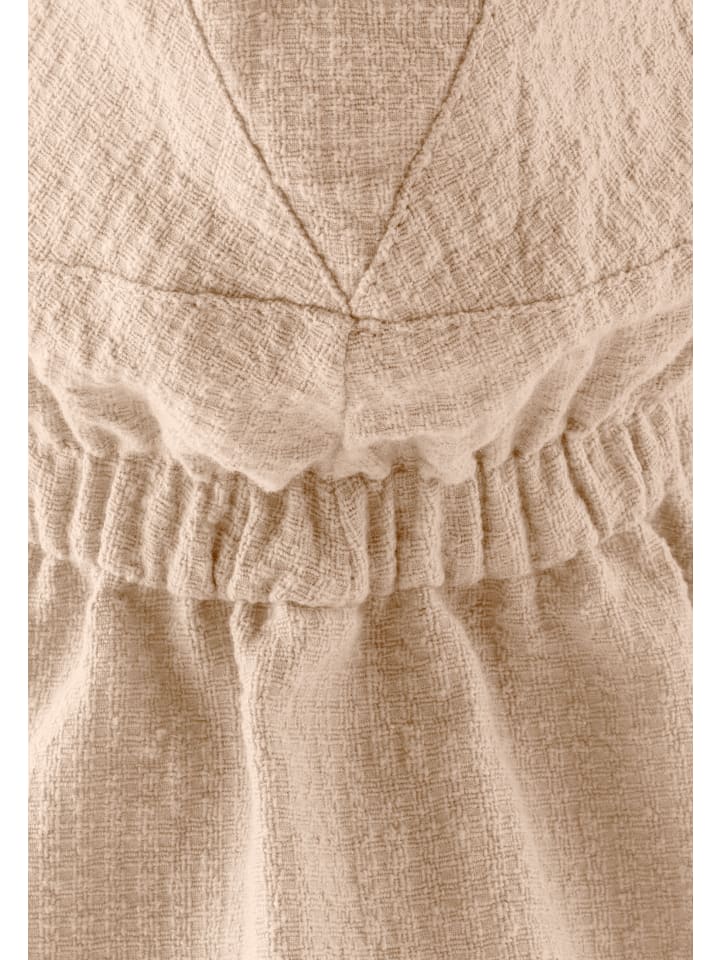 Sterntaler Schirmmütze mit Nackenschutz Struktur in beige günstig kaufen