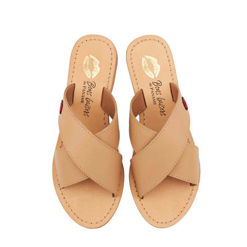 Sandales en cuir Marcella Nude
