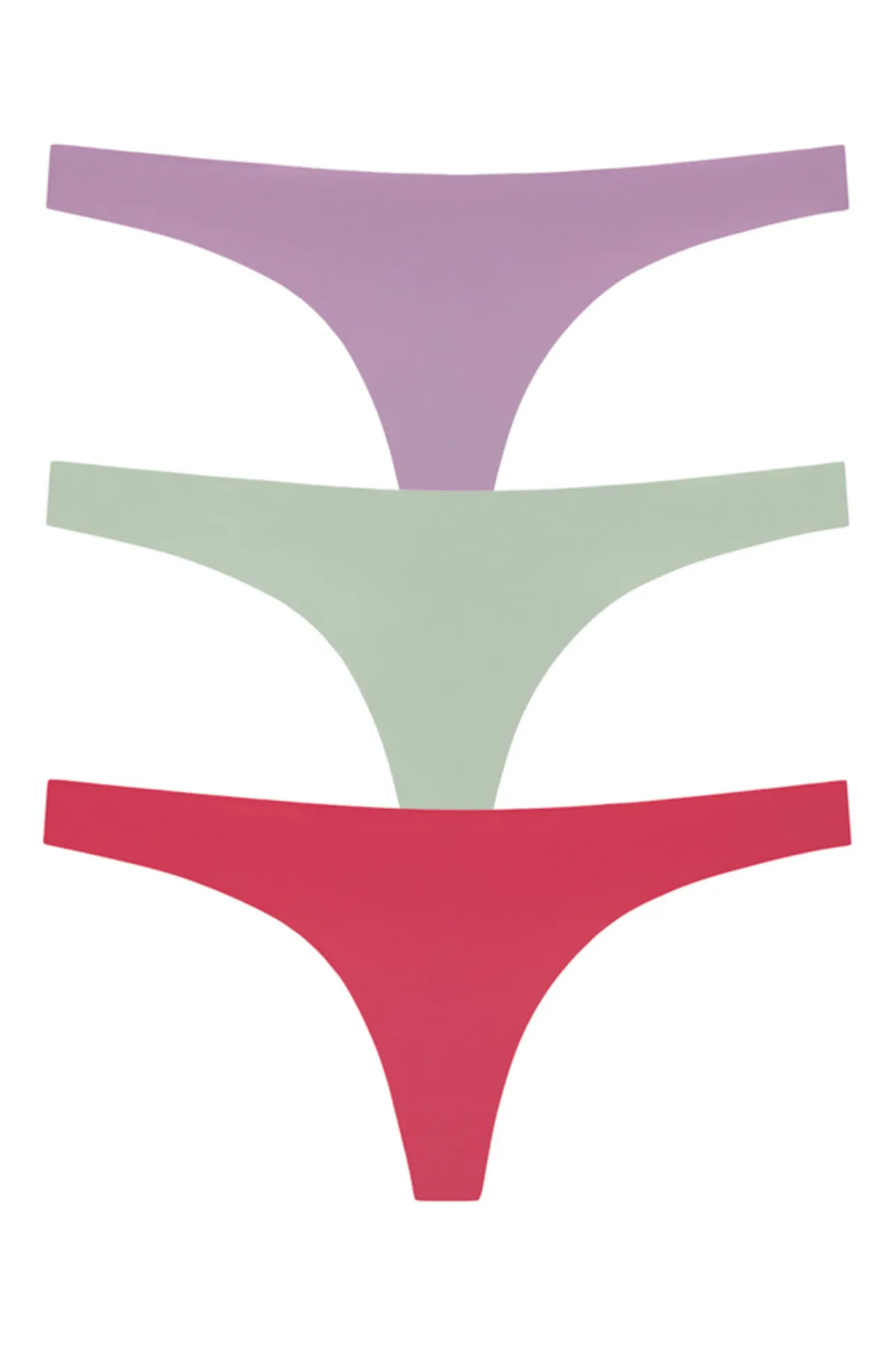 Cottonhill  Lasergeschnittene Damen-Tangas im 3er-Pack