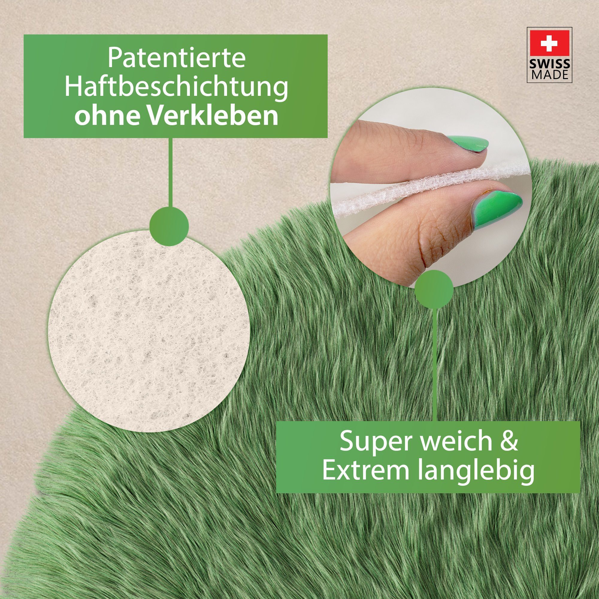 Antirutsch Teppichunterlage flex it® Basic - Antirutschmatte für Teppiche, flex it, (1-St), Kein Verkleben und keine Rückstände