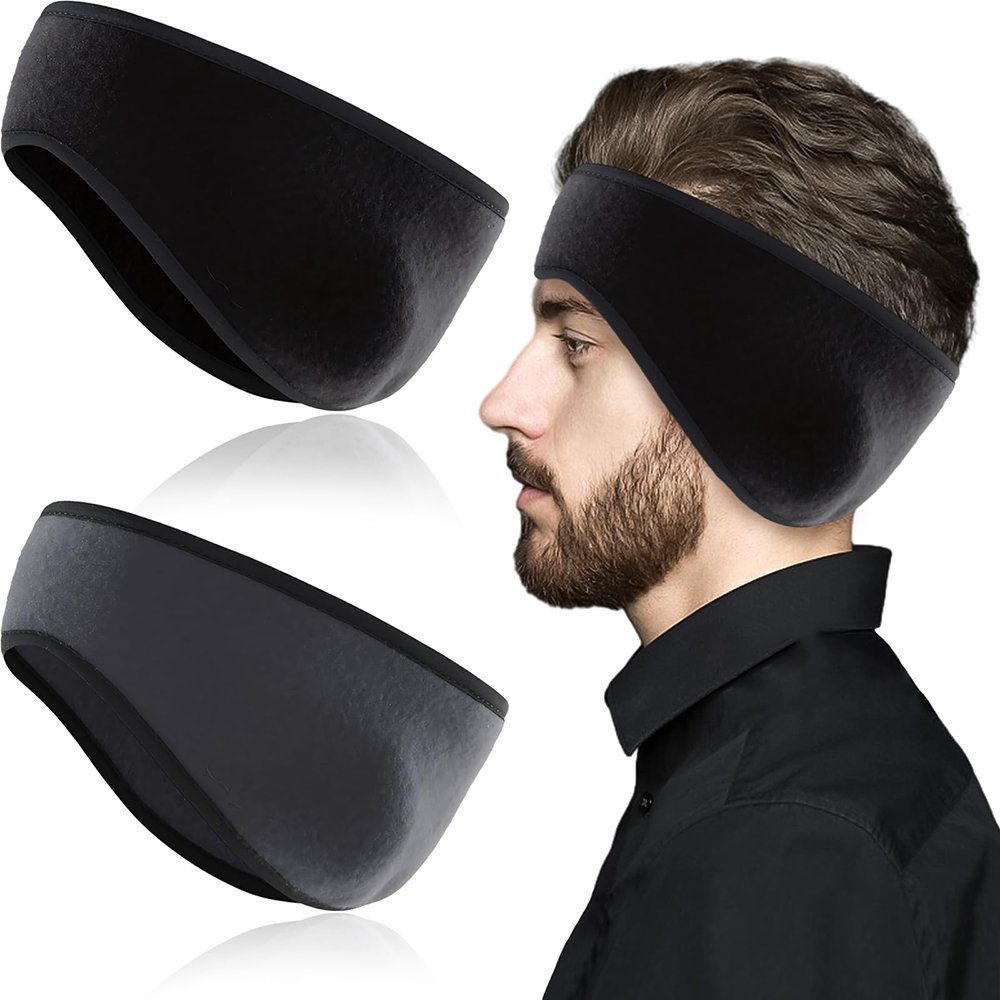 Geistesblitz Ohrenwärmer 2 Stücke Stirnband sport Winter herren Damen (2-St., for Fahrradhelm Fahrrad,Laufen,Wandern und Joggen) Ohrenwärmer Sport