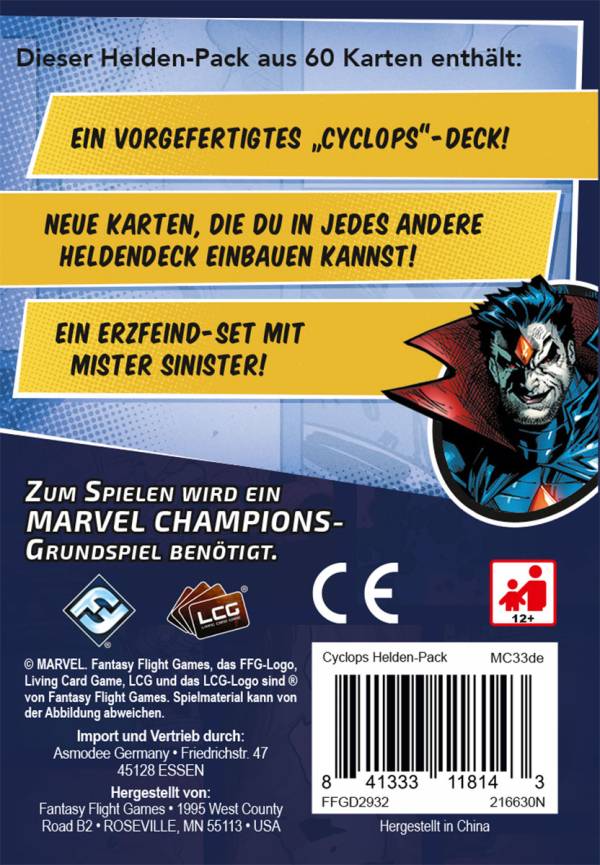 Marvel Champions: Das Kartenspiel - Cyclops (Erw.)