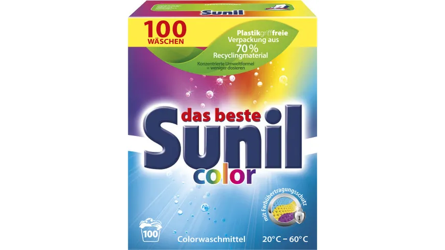 Sunil Waschmittel color Pulver 5.5 kg